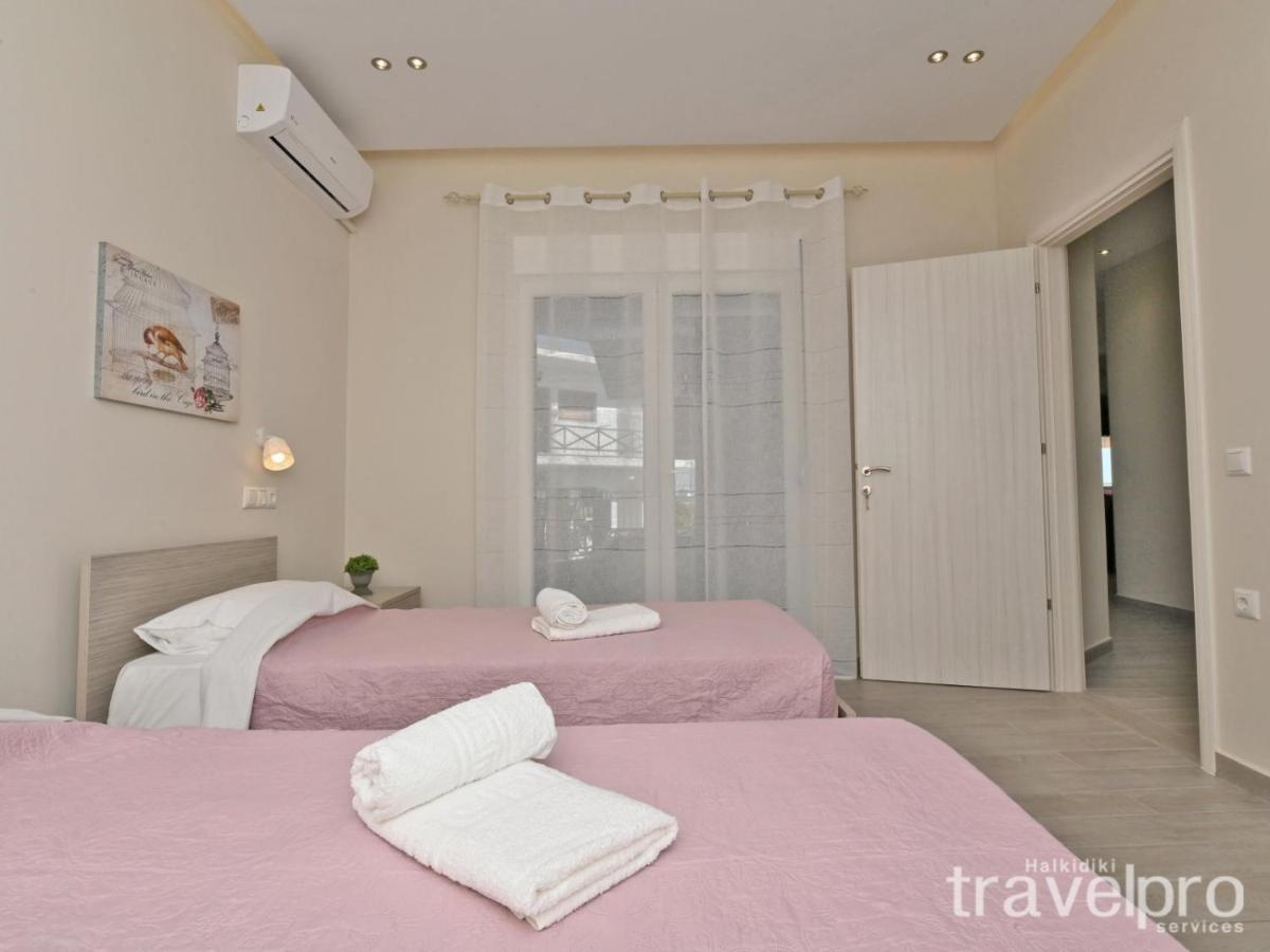 Sabbia Apartments Seafront By Rentalspro Services - Nea Moudania Halkidiki エクステリア 写真