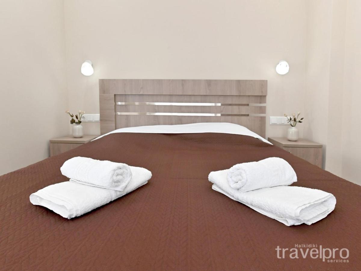 Sabbia Apartments Seafront By Rentalspro Services - Nea Moudania Halkidiki エクステリア 写真