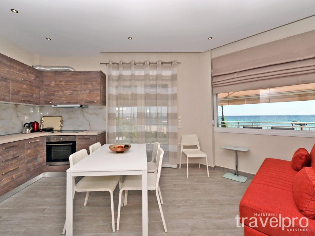 Sabbia Apartments Seafront By Rentalspro Services - Nea Moudania Halkidiki エクステリア 写真