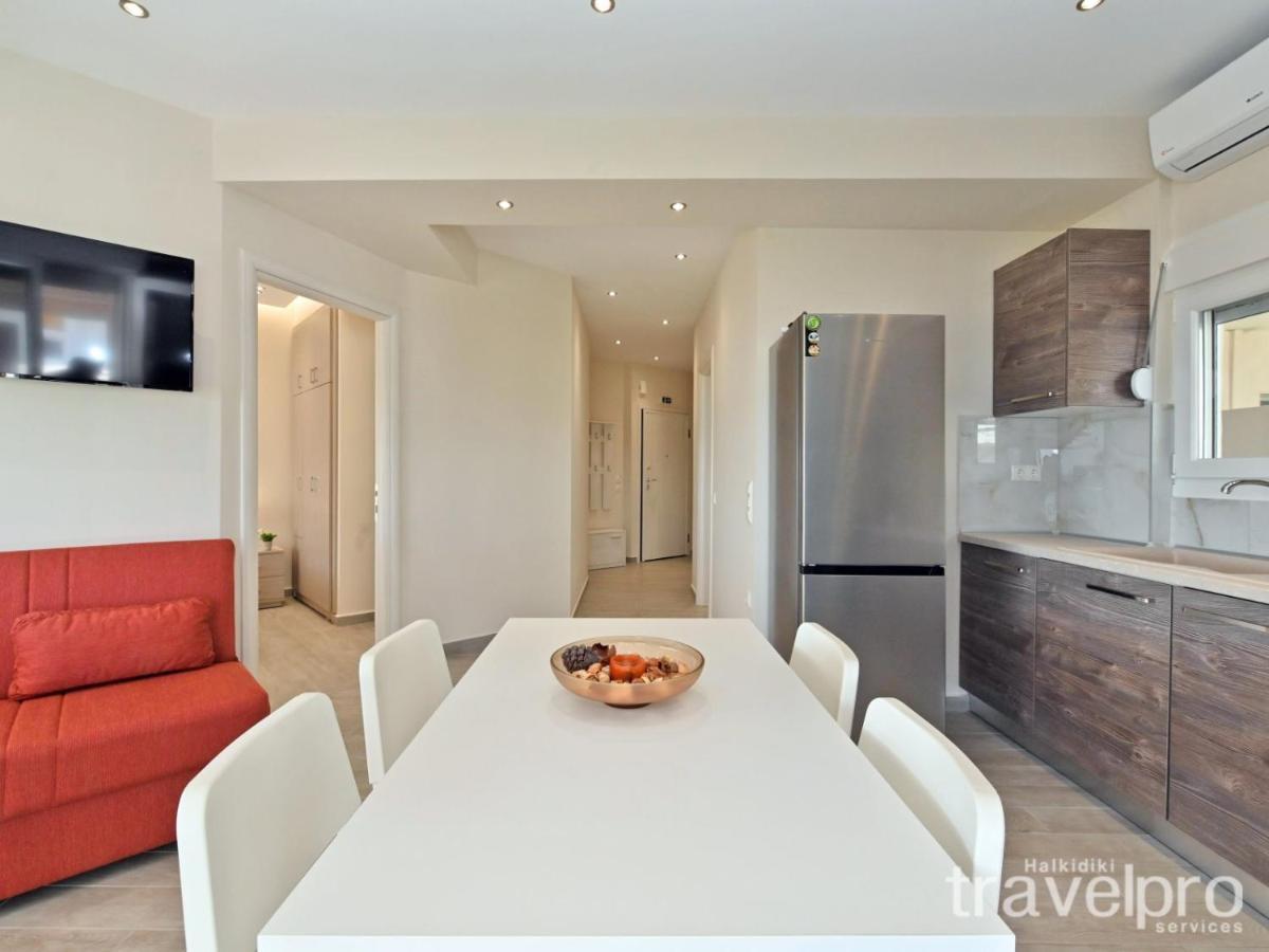 Sabbia Apartments Seafront By Rentalspro Services - Nea Moudania Halkidiki エクステリア 写真