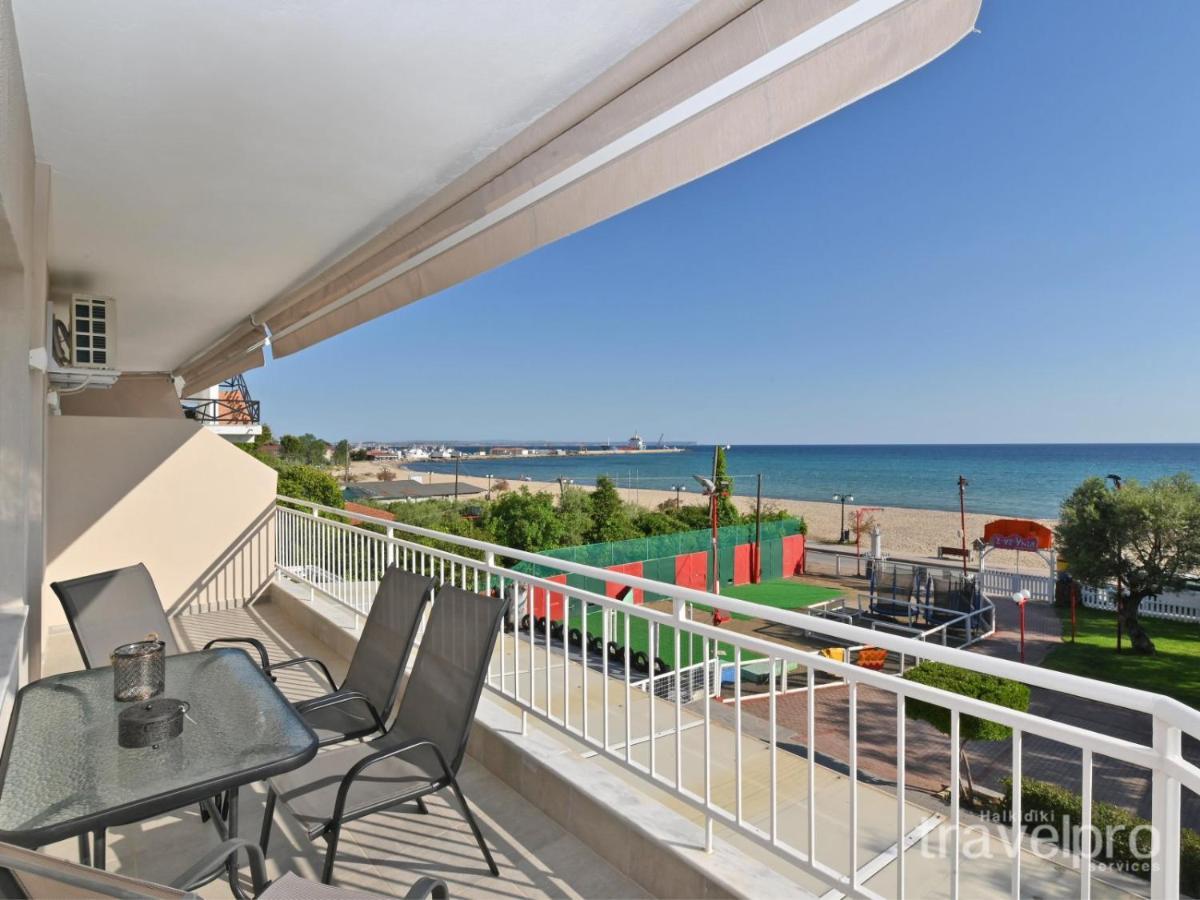 Sabbia Apartments Seafront By Rentalspro Services - Nea Moudania Halkidiki エクステリア 写真