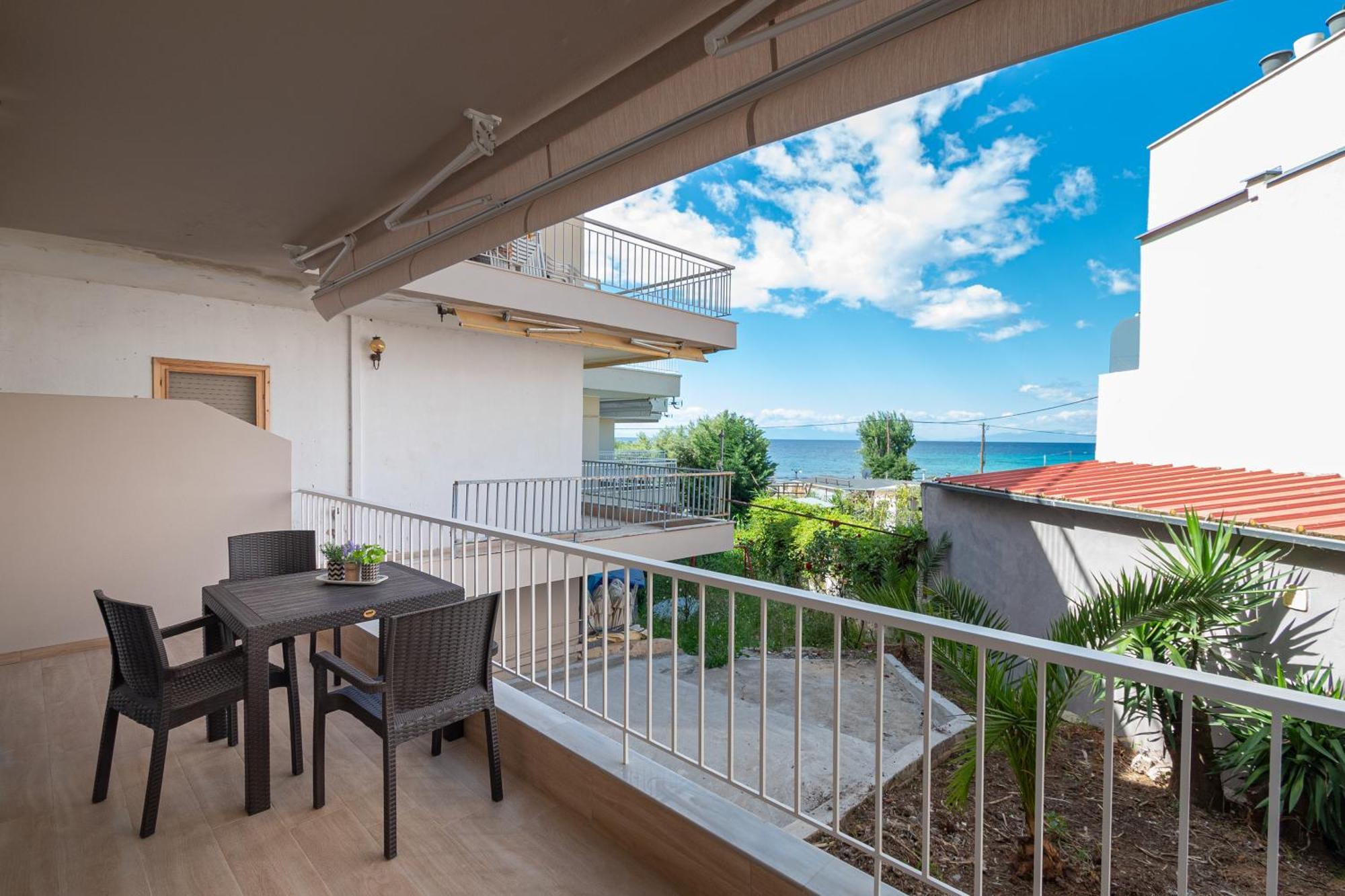 Sabbia Apartments Seafront By Rentalspro Services - Nea Moudania Halkidiki エクステリア 写真